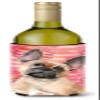 Caroline's Treasures BB9487LITERK Fawn French Bulldog Love Wine Bottle Hugger Bottle Cooler Sleeve Hugger Machine Washable Collapsible Insulator Beverage Insulated Holder view 1