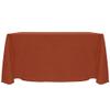 Ultimate Textile 108x132-Inch Shantung Tablecloth, Burnt Orange, 10 Pack view 1