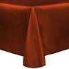 Ultimate Textile 108x132-Inch Shantung Tablecloth, Burnt Orange, 10 Pack view 2