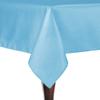 Ultimate Textile -3 Pack- Reversible Shantung Satin - Majestic 60 x 144-Inch Rectangular Tablecloth, Light Baby Blue view 1