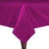 Ultimate Textile -2 Pack- Embroidered Pintuck Taffeta 45 x 45-Inch Square Tablecloth Raspberry view 1