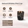 Handicrafts Home Handmade Horn Shot Glasses Set of 2, 3 oz Natural Viking Drinking Whiskey Shots for Cocktails & Parties- Medieval Decor Gift Set for Men & Groomsmen, Unique Bar Shot view 2
