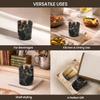 Handicrafts Home Handmade Horn Shot Glasses Set of 2, 3 oz Natural Viking Drinking Whiskey Shots for Cocktails & Parties- Medieval Decor Gift Set for Men & Groomsmen, Unique Bar Shot view 4