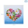 DIAMOND DOTZ Flower Heart Floral Diamond Painting Kits for Adults - Diamond Art Kits a Relaxing Creative Craft Kit with Dotz Gems 15"x15" view 3