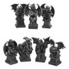 Ebros Gift Allegorical Seven Deadly Sins Gargoyle Figurine Set of 7 Cardinal Sins Pride Sloth Gluttony Envy Greed Anger and Lust Gargoyles Sculptural Decor view 1