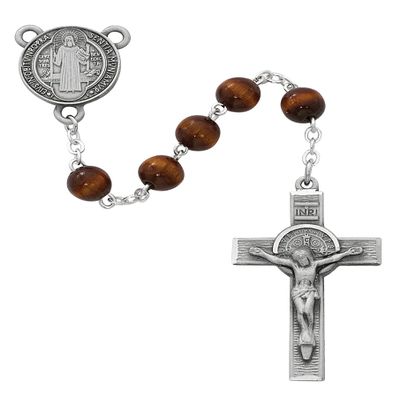 R546DF 7MM PEWTER BROWN ST. BENEDICT