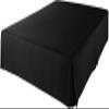Amazon Basics Lightweight Pleated Bed Skirt, Wrinkle Resistant, Machine Washable, Full, Black, Solid view 3