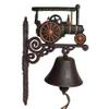 AB Tools Traction Steam Roller Engine Bell Gate Cast Iron Sign Plaque Door Wall House view 1