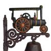 AB Tools Traction Steam Roller Engine Bell Gate Cast Iron Sign Plaque Door Wall House view 3