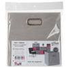 5 five simply smart Storage Box 31 x 31 cm (Light Grey China), Polypropylene, U view 2