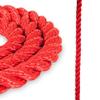 3 Strand Nylon Red 1/4" x 100 ft view 1