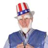 Beistle uncle sam kit, One Size, White view 4