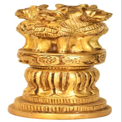 Exotic India Ashoka Pillar, Yellow