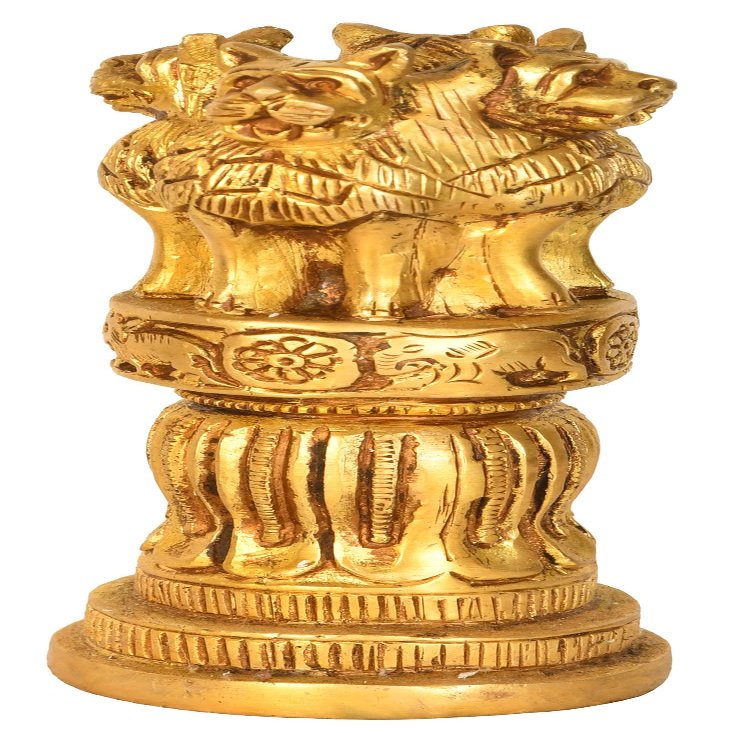 Exotic India Ashoka Pillar, Yellow