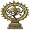 Exotic India Nataraja Brass Statue, Green view 1