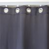 A&F Rod Dcor Room Divider Ceiling Track with Curtain Set - for Spaces 9ft Height x 1ft - 6ft Wide, Dark Grey view 2