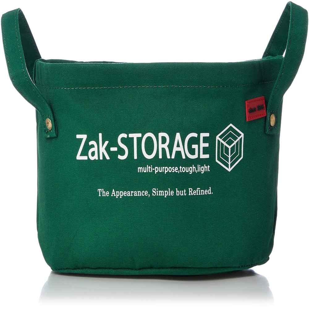 Takagi Zak-STORAGE CBO-200SG Cloth Basket, Oval, Green, S