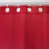 A&F Rod Dcor Room Divider Ceiling Track with Curtain Set - for Spaces 9ft Height x 30ft - 36ft Wide, Red view 3