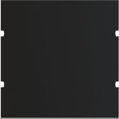 Hammond Rack Panel, 19", 3U, Alum, Black - PBPA19005BK