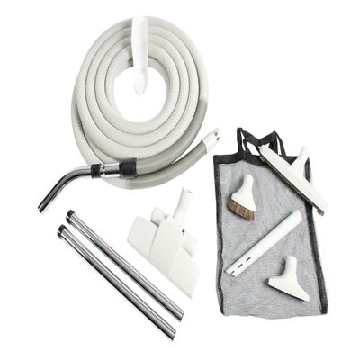 Cen-Tec Systems 93378 Central Vacuum Premium Grey Kit with 35 ft Hose
