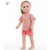 Simplicity US8576OS 18" Sport and Pajamas Unisex Doll Clothes Sewing Patterns view 3