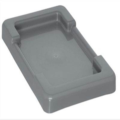 43cm - 0.6cm Cross Stack Tote Lid, Grey, LID1711GY