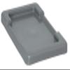 43cm - 0.6cm Cross Stack Tote Lid, Grey, LID1711GY view 1