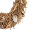 Gallerie II Sanibel Island Tropical Coastal Wreath Large Gold view 2