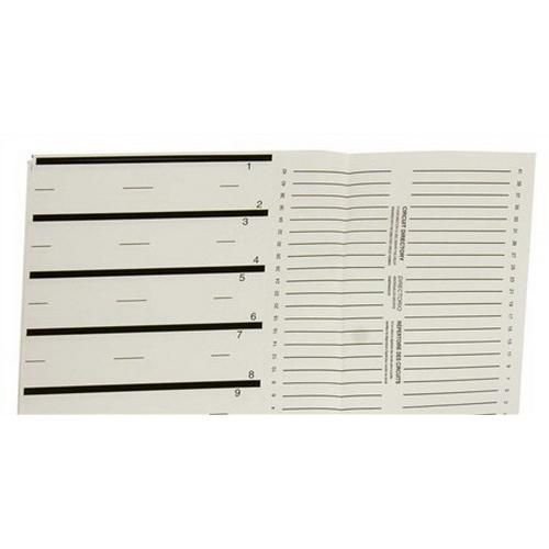 Eaton BRMS Circuit Marking Strip for BR Model/Series Loadcenters