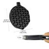 ALDKitchen Bubble Waffle Maker | Replaceable 180 Degree Rotating Egg Waffle Maker Mold | Nonstick Coating view 2