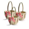Alex Emotions Gold & Coral Wedding Ring Bearer Pillow and Flower Girl Basket Set  Satin & Ribbons  Pairs Well with Most Dresses & Themes  Splendour Every Wedding Deserves view 1