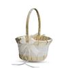 Alex Emotions Gold & Ivory LACE Wedding Ring Bearer Pillow and Flower Girl Basket Set  Satin & Ribbons  Pairs Well with Most Dresses & Themes  Splendour Every Wedding Deserves view 3