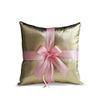 Alex Emotions Gold & Pink Wedding Ring Bearer Pillow and Flower Girl Basket Set  Satin & Ribbons  Pairs Well with Most Dresses & Themes  Splendour Every Wedding Deserves view 2