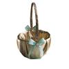 Alex Emotions Gold & Mint Wedding Ring Bearer Pillow and Flower Girl Basket Set  Satin & Ribbons  Pairs Well with Most Dresses & Themes  Splendour Every Wedding Deserves view 3