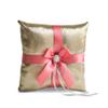 Alex Emotions Gold & Coral Wedding Ring Bearer Pillow and Flower Girl Basket Set  Satin & Ribbons  Pairs Well with Most Dresses & Themes  Splendour Every Wedding Deserves view 2