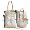 Alex Emotions Gold & Ivory LACE Wedding Ring Bearer Pillow and Flower Girl Basket Set  Satin & Ribbons  Pairs Well with Most Dresses & Themes  Splendour Every Wedding Deserves view 1