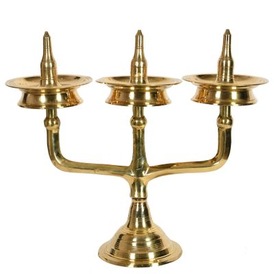Exotic India Super Large Three Lamps, Yellow