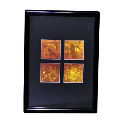 3D Nature 2 (Rare) 4-up 2-Channel Hologram Picture (Framed), Collectible Photopolymer Film