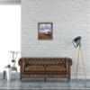 1951 Chevy Rustic Metal Print on Reclaimed Barn Wood from Artwork by Artist Lisa Sofia Robinson 17" x 23" view 4