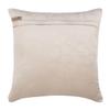 HomeCentric Velvet Throw Pillow Covers, 14x14 inch (35x35 cm) Ivory, Modern Circles & Dots - Crystal Moonstone view 3