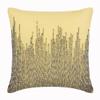 The HomeCentric Chair Cushion Cover, Toss Pillow Covers, Pillow Covers 14x14 inch (35x35 cm) Yellow, Cotton Throw Pillow Covers, Handmade Pillow Covers, Modern, Abstract - Linen Yellow Heights view 1