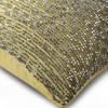The HomeCentric Chair Cushion Cover, Toss Pillow Covers, Pillow Covers 14x14 inch (35x35 cm) Yellow, Cotton Throw Pillow Covers, Handmade Pillow Covers, Modern, Abstract - Linen Yellow Heights view 2