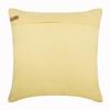 The HomeCentric Chair Cushion Cover, Toss Pillow Covers, Pillow Covers 14x14 inch (35x35 cm) Yellow, Cotton Throw Pillow Covers, Handmade Pillow Covers, Modern, Abstract - Linen Yellow Heights view 3