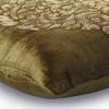 The HomeCentric Cushion Cover Sofa, Toss Pillow Covers, Pillow Covers 14x14 inch (35x35 cm) Green, Velvet Throw Pillow Covers, Handmade Pillow Covers, Contemporary, Abstract - Circle of Peace view 2