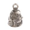 Guardian Bell Good Luck Bell w/Keyring & Black Velvet Gift Bag | Motorcycle Bell | Lead-Free Pewter | Good Luck Gift to Friends & Family | Bike Bell | Made in USA view 1