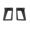 Set of 2 Industrial Metal Powder Coated Flat Black Stirrup Shelf Brackets (1.5X7.25in) view 4