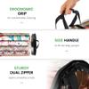 ZOBER Round Christmas Gift Wrapping Paper Organizer Storage - 40 Inch Gift Wrap Storage Containers - Wrapping Paper Holder, Clear PVC Waterproof, Fits 25 Standard Rolls - Black view 4