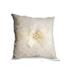 Alex Emotions Ivory Ring Bearer Pillow and Basket Set | Lace Collection | Flower Girl & Welcome Basket for Guest | Handmade Wedding Baskets & Pillows (Ivory) view 2