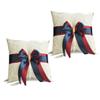 Alex Emotions Ivory Ring Bearer Pillow and Basket Set | Lace Collection | Flower Girl & Welcome Basket for Guest | Handmade Wedding Baskets & Pillows (Burgundy Navy Blue) view 1