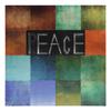 Empire Art Direct Peace Within Hand Applied Silver Leaf Gallery Wrap Wall Dcor, 20" x 20" x1.6", Multicolor view 1